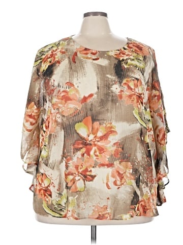 Maggie Barnes 3/4 Sleeve Blouse (view 1)