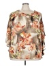 Maggie Barnes 100% Polyester Tan 3/4 Sleeve Blouse Size 3X (petite) - photo 1