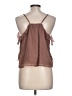 Dotti Brown Sleeveless Blouse Size L - photo 2