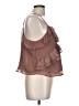 Dotti Brown Sleeveless Blouse Size L - photo 4