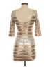 As U Wish Metallic Gold Cocktail Dress Size S - photo 2