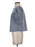 Drew Blue Short Sleeve Top Size S - photo 5