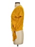 Lush Yellow Short Sleeve Top Size S - photo 5