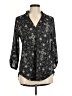 Cowgirl Paisley Black 3/4 Sleeve Blouse Size M - photo 1