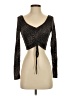 A'gaci Black Long Sleeve Top Size S - photo 1