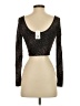 A'gaci Black Long Sleeve Top Size S - photo 2