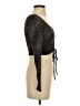 A'gaci Black Long Sleeve Top Size S - photo 4