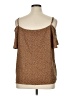 Shein Curve Brown Sleeveless Blouse Size 16 Plus (2) - photo 2