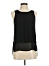HD in Paris 100% Recycled Polyester Black Sleeveless Blouse Size 6 - photo 1
