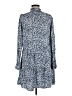 Gap Print Blue Casual Dress Size M (tall) - photo 2