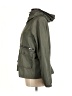 Zara Basic Solid Green Windbreaker Size M - photo 5