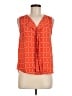 Mine Orange Sleeveless Blouse Size M - photo 1