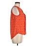 Mine Orange Sleeveless Blouse Size M - photo 4