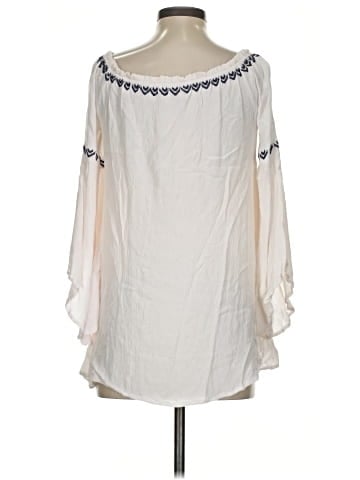 Foreign Exchange 3/4 Sleeve Blouse (view 2)