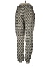 Lily White 100% Polyester Print Gold Casual Pants Size L - photo 2