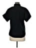Chaps Black Short Sleeve Button-Down Shirt Size M - photo 2