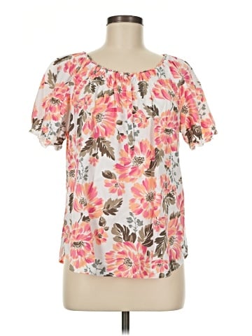 Gloria Vanderbilt Short Sleeve Blouse (view 1)