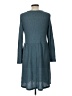 Unbranded Solid Teal Casual Dress Size L - photo 2