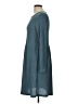 Unbranded Solid Teal Casual Dress Size L - photo 5