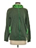 Layer 8 100% Polyester Green Zip Up Hoodie Size S - photo 1