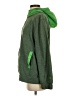 Layer 8 100% Polyester Green Zip Up Hoodie Size S - photo 5