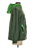 Layer 8 100% Polyester Green Zip Up Hoodie Size S - photo 4