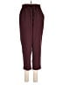 Active Solid Burgundy Casual Pants Size S - photo 1