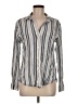 Cloth & Stone Stripes Ivory Long Sleeve Blouse Size M - photo 1