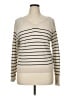 Zara Stripes Ivory Pullover Sweater Size XL - photo 1