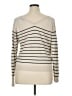 Zara Stripes Ivory Pullover Sweater Size XL - photo 2
