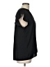 Rachel Zoe 100% Polyester Black Short Sleeve Blouse Size L - photo 4