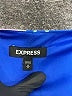 Express 100% Polyester Print Blue Cocktail Dress Size S - photo 7