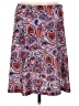 Gerry Paisley Purple Casual Skirt Size M - photo 1