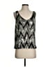 Ella Moss 100% Polyester Silver Tank Top Size S - photo 1