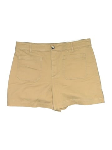 Ann Taylor LOFT Khaki Shorts (view 1)