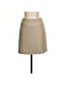 Assorted Brands Solid Tan Ivory Casual Skirt Size S - photo 1