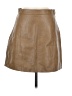 Zara Basic Tan Faux Leather Skirt Size M - photo 1