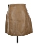Zara Basic Tan Faux Leather Skirt Size M - photo 2