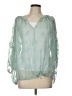 Zoa 100% Polyester Teal 3/4 Sleeve Blouse Size L - photo 1