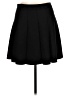 Parker Solid Black Formal Skirt Size L - photo 1