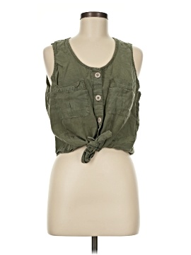 Thread & Supply Sleeveless Button Down Shirt