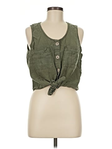 Thread & Supply Sleeveless Button-Down Shirt (view 1)