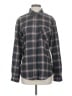 Garage Plaid Gray Long Sleeve Blouse Size S (petite) - photo 1