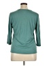 Christopher & Banks Teal 3/4 Sleeve T-Shirt Size XL - photo 2