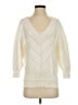 Brochu Walker Chevron-herringbone Ivory Pullover Sweater Size S - photo 1