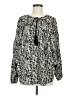 Hayden 100% Polyester Black Long Sleeve T-Shirt Size M - photo 1