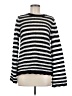 Halogen Stripes Black Pullover Sweater Size M - photo 1