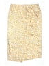 Vince. 100% Polyester Print Yellow Skirt Size 12 - photo 1