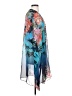 Soft Surroundings 100% Polyester Blue Kimono Size Sm - Med Petite - photo 4