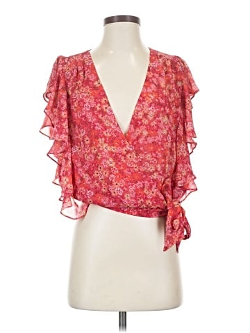 Liverpool Los Angeles Short Sleeve Blouse (view 1)
